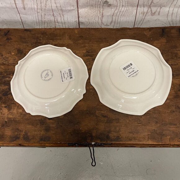 Anthropologie Joyeux Canape Plates Set of 2 - Picture 4 of 5